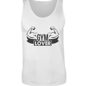 Canotta Gym lover bianca - Piano serbatoio uomo-3